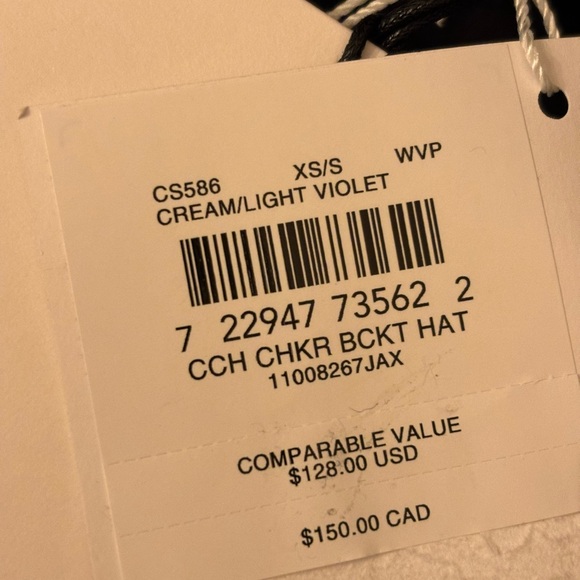 NWT Coach Checkerboard Print Bucket Hat - Picture 10 of 10